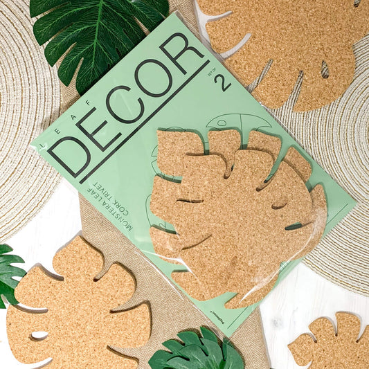 Kurk Onderzetters Pan Monstera