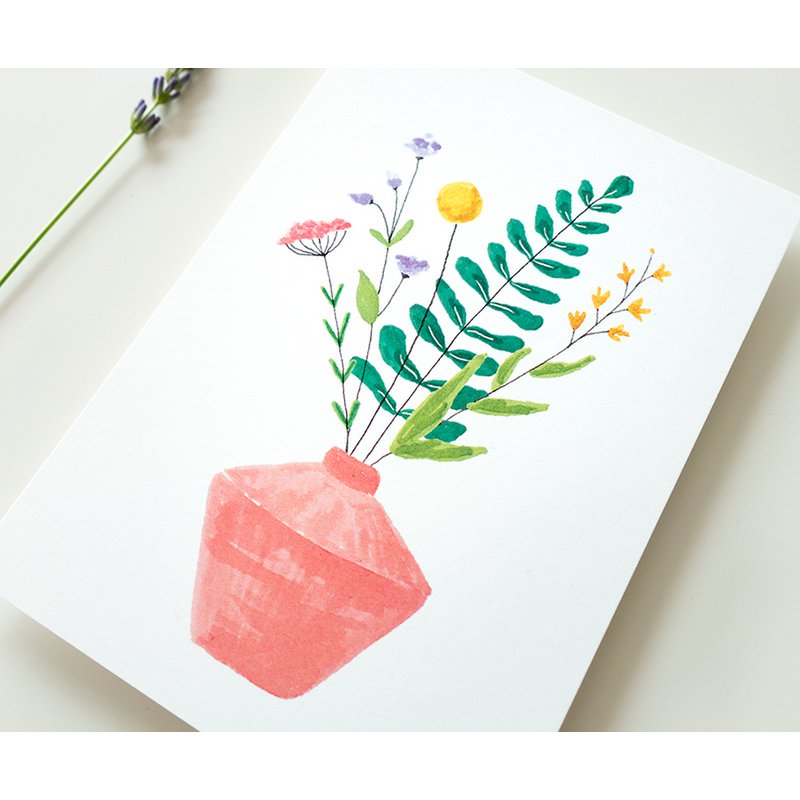 Postcard - Field Flowers