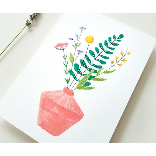 Postkaart - Veldbloemen