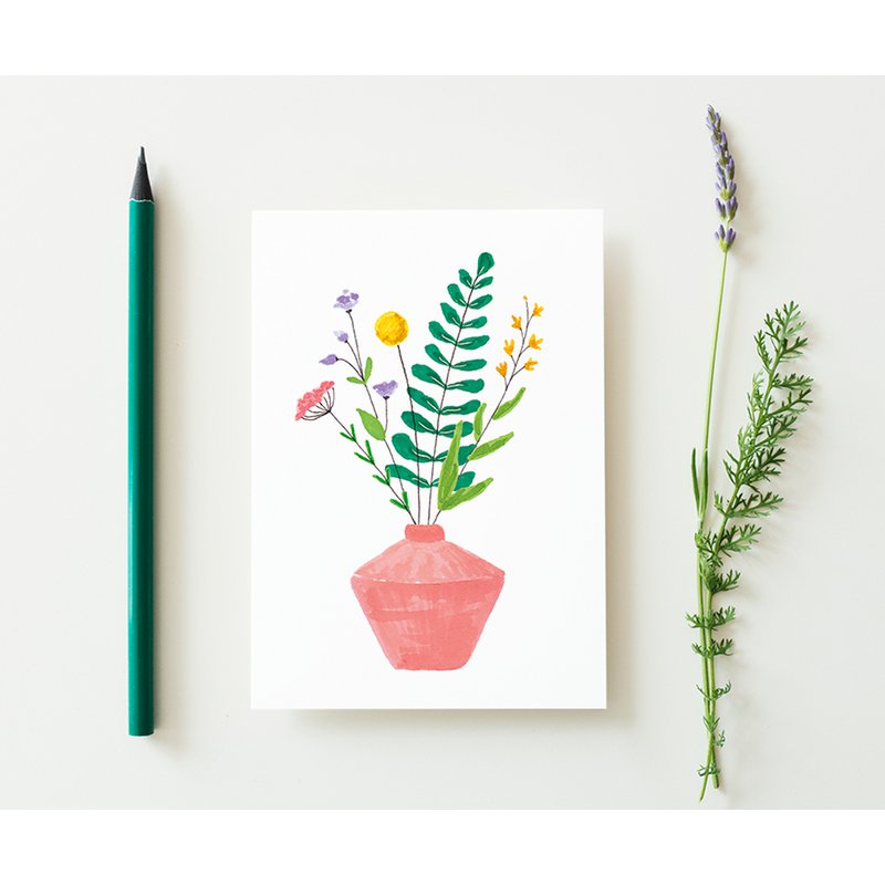 Postcard - Field Flowers