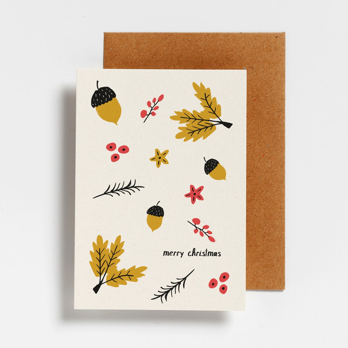 Kaartjes Set - 12 Warm Wishes EN