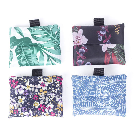 Opvouwbare Boodschappentas - Tropische Bloemen