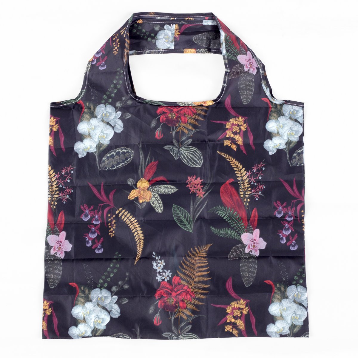 Foldable Shopper - Tropical Flowers